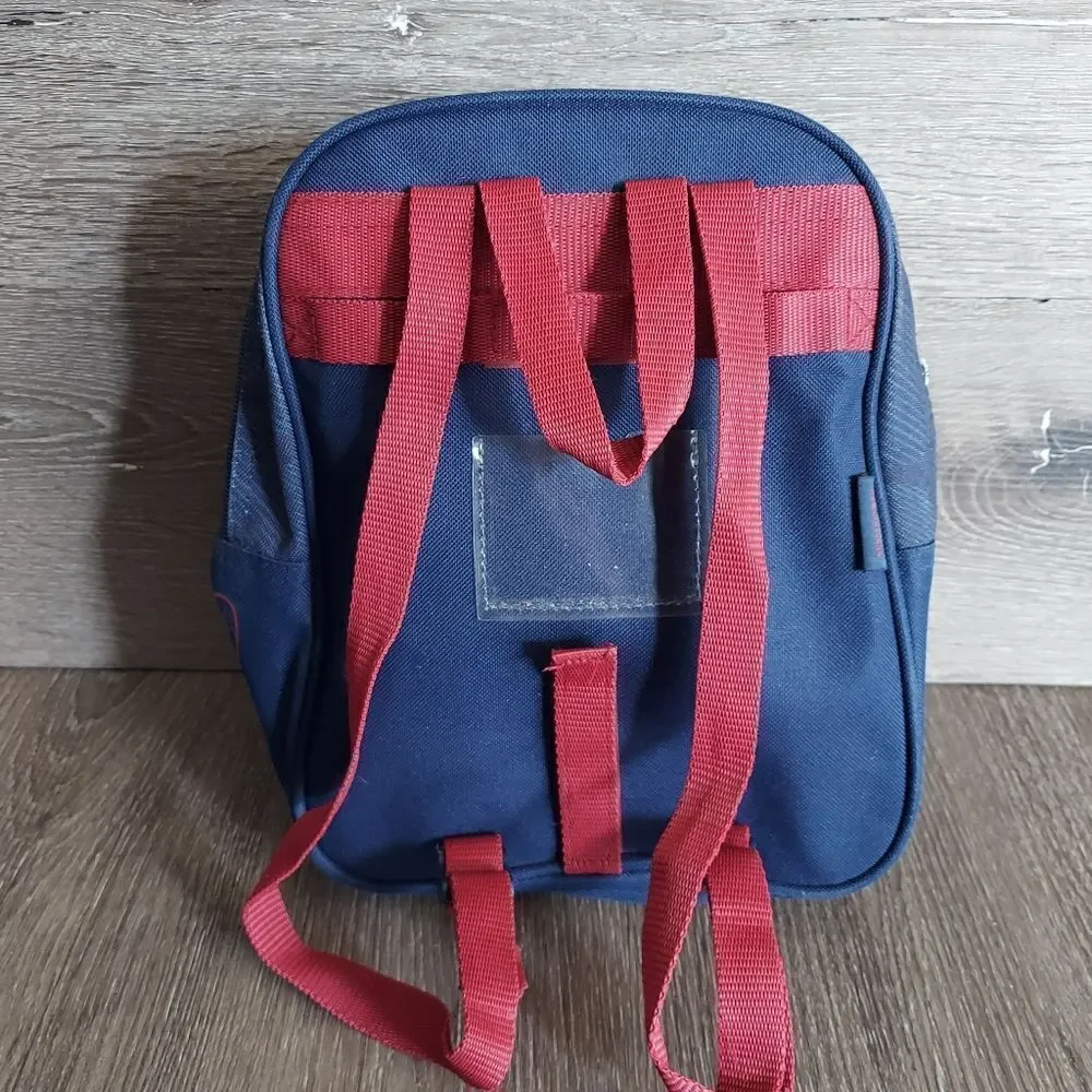FCB Football Club Barcelona Kids Mini Stripped Backpack Zipper Soccer